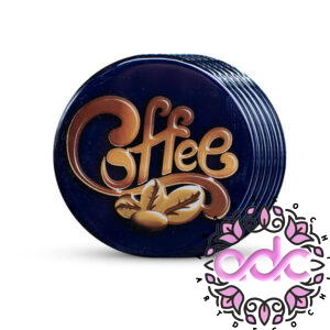 زیرلیوانی رزینی طرح کافه -5