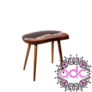 میز عسلی رزین طرح موج دریا